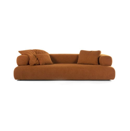 Canapé contemporain - CHOLET - HESSENTIA | Cornelio Cappellini - en tissu / en cuir / à coussins