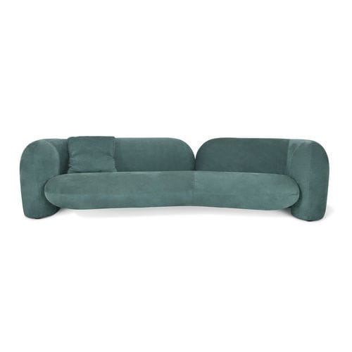 Canapé contemporain - GIO - HESSENTIA | Cornelio Cappellini - en tissu / en cuir / avec accoudoirs