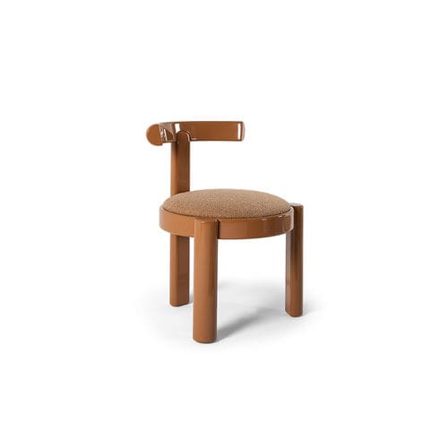 Chaise contemporaine - TITA - HESSENTIA | Cornelio Cappellini - d'intérieur / en tissu / en cuir