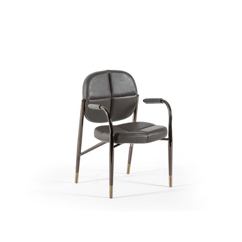 Chaise contemporaine - FYRA - HESSENTIA | Cornelio Cappellini - d'intérieur / en tissu / en cuir