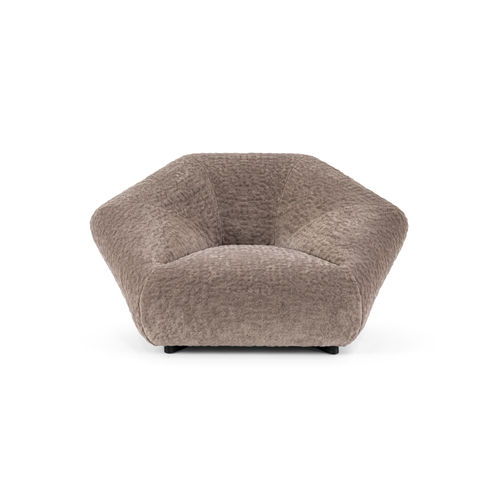 Fauteuil contemporain - BLOOM - HESSENTIA | Cornelio Cappellini - en tissu / en cuir / en bois