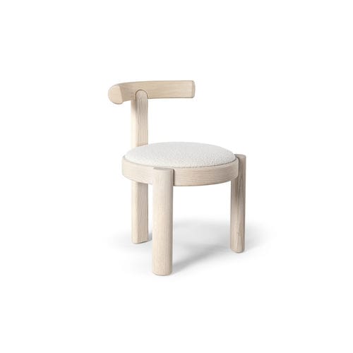 Chaise contemporaine - TITA - HESSENTIA | Cornelio Cappellini - d'intérieur / en tissu / en cuir