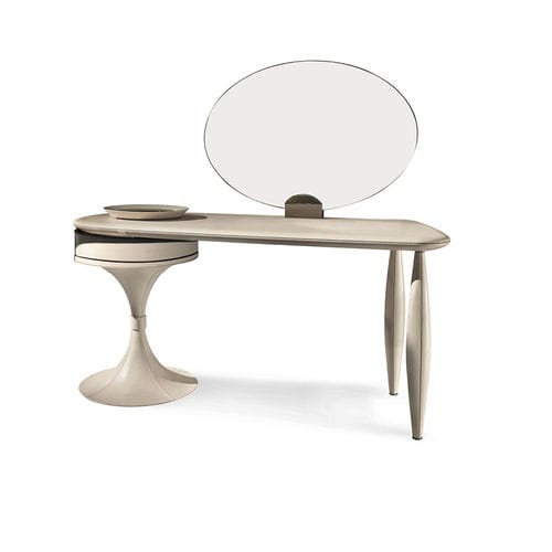 Coiffeuse contemporaine - DONALD - HESSENTIA | Cornelio Cappellini - en métal / en cuir / sur pieds hauts