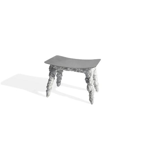 Tabouret design industriel - BLADE  - HESSENTIA | Cornelio Cappellini - en métal / avec piètement en béton / fait main