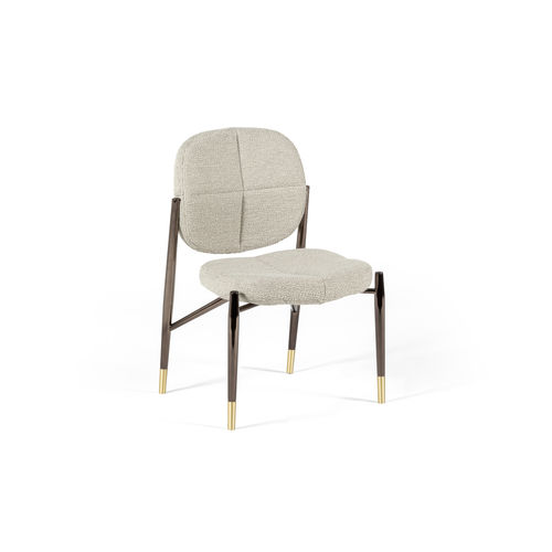 Chaise de salle à manger contemporaine - FYRA - HESSENTIA | Cornelio Cappellini - d'intérieur / en tissu / en cuir