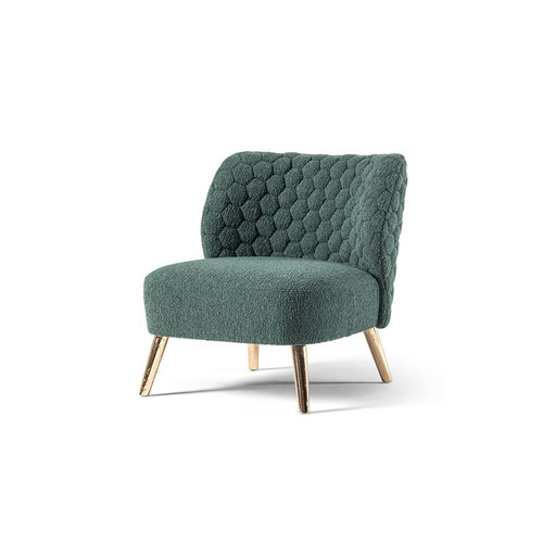Fauteuil contemporain - MARILOU - HESSENTIA | Cornelio Cappellini - en tissu / en cuir / gris