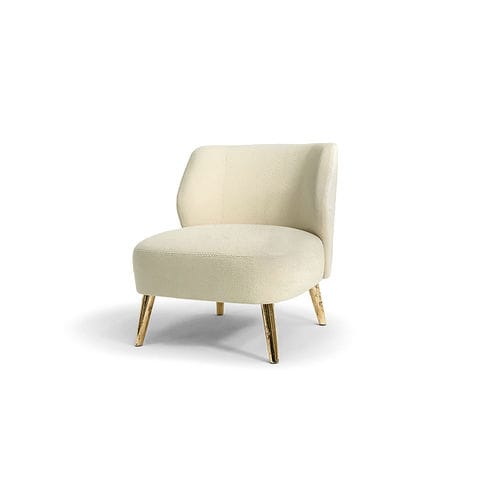 Fauteuil contemporain - MARILOU - HESSENTIA | Cornelio Cappellini - en tissu / en cuir / gris