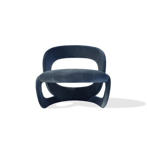 Fauteuil contemporain - PENELOPE - HESSENTIA | Cornelio Cappellini - en tissu / en cuir / en bois