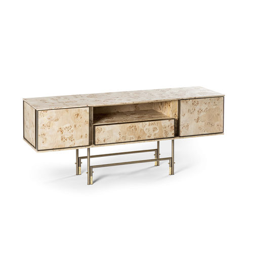 Buffet sur pieds hauts - HARBOUR - HESSENTIA | Cornelio Cappellini - contemporain / en bois / en métal