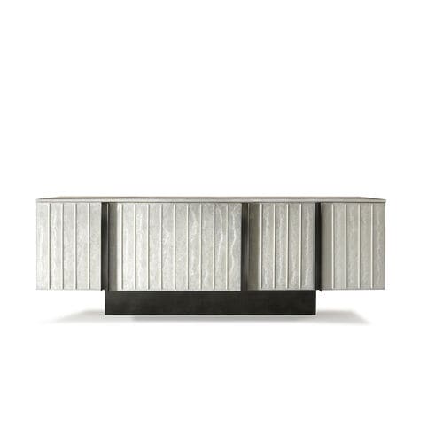 Buffet contemporain - DOMINO  - HESSENTIA | Cornelio Cappellini - en métal / en marbre / en résine