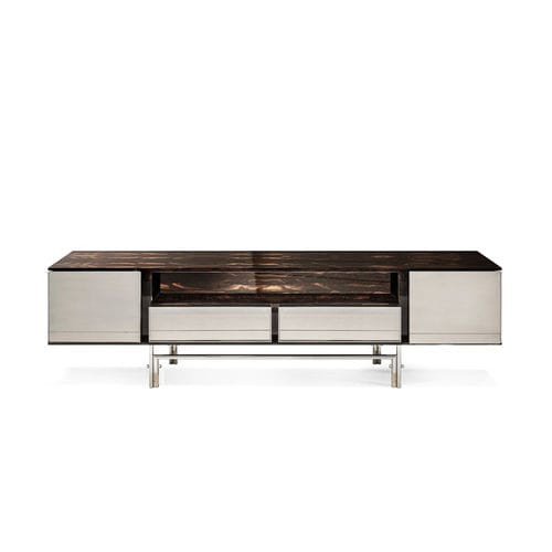 Buffet contemporain - HARBOUR - HESSENTIA | Cornelio Cappellini - en ziricote / en métal / avec tiroirs