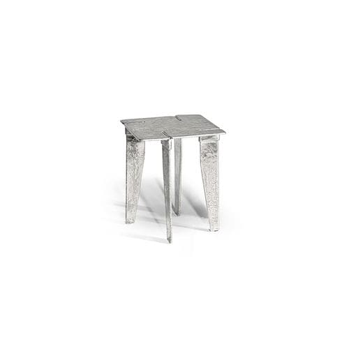 Table basse contemporaine - OVERLAP - HESSENTIA | Cornelio Cappellini - en métal / avec piètement en métal / carrée