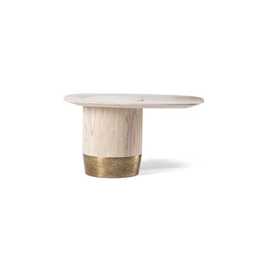 Table basse contemporaine - JOSS - HESSENTIA | Cornelio Cappellini - en bois / avec piètement en métal / rectangulaire