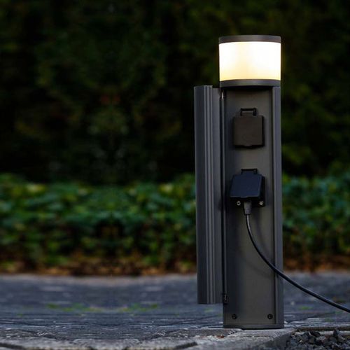 Borne d'éclairage de jardin - 108666 - Skapetze Lichtmacher - contemporaine / en aluminium / en plastique