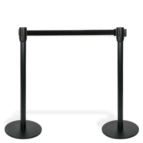 Barrière rétractable - 4WAY BLACK - FEPRO - de protection / de contrôle d'accès / de foule