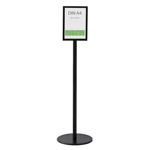 Support d'information au sol - Q EZI FRAME - FEPRO - d'intérieur / double face / en acier à revêtement par poudre