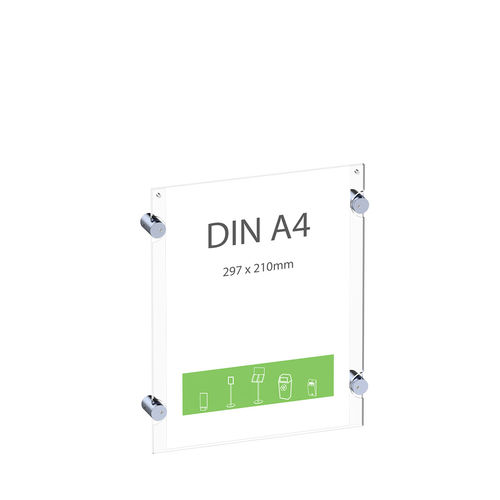 Panneau d'affichage mural - IMS STAND OFF FRAME - FEPRO - d'intérieur / en aluminium