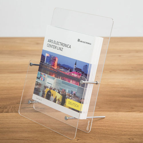 Porte-brochures sur plan - TOKIO - FEPRO - à poser / en acrylique / professionnel