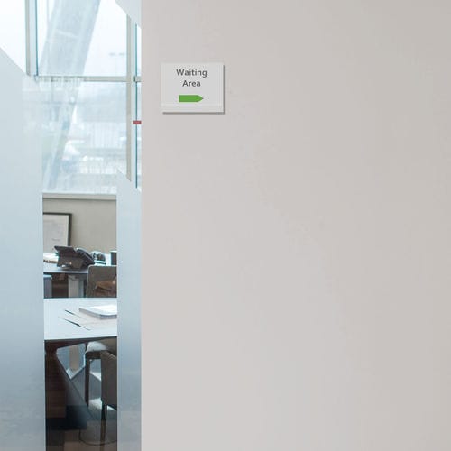 Plaque signalétique pour porte - CLIP  - FEPRO - murale / en acrylique / en verre