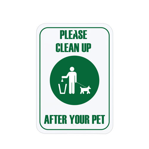 Plaque signalétique pour parc canin - CLEANUP  - FEPRO - d'extérieur / en îlot / en acier galvanisé