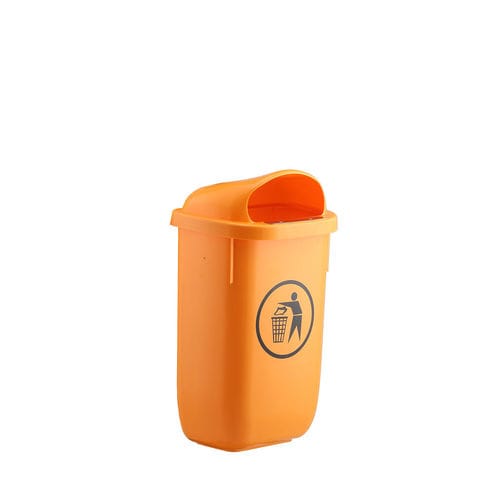 Poubelle en plastique - URBIN - FEPRO - d'extérieur / sur pied / professionnelle