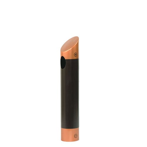 Poubelle en métal peint - BATTERY TUBE MIDI, PC - FEPRO - d'extérieur / sur pied / murale