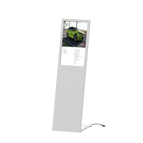 Panneau d'affichage numérique - PLANAVISION Digital -L-Stand 32" - FEPRO - à poser / pour espace de travail / en acier