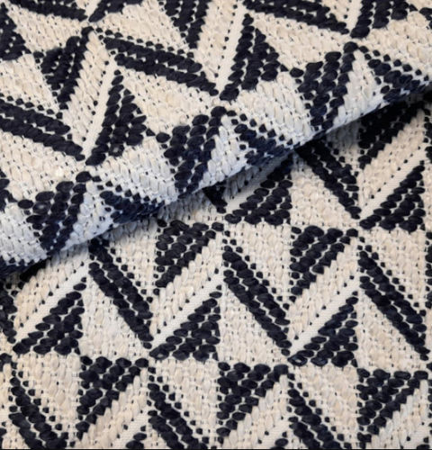 Tissu d'ameublement - TERRASSE IN/OUTDOOR FR - Aldeco Interior Fabrics - à motif géométrique / en polyester / en polypropylène