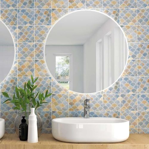 Carrelage en céramique - ESCAMAS | 15x15 - CERAGNI | WALL CERAMIC TILES - mat / d'intérieur / de salle de bain