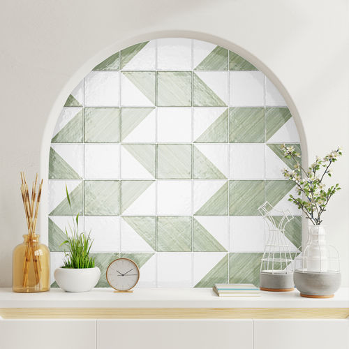 Carrelage en céramique - TRIANGLE RUSTIQUE | 15x15 - CERAGNI | WALL CERAMIC TILES - mat / brillant / d'intérieur
