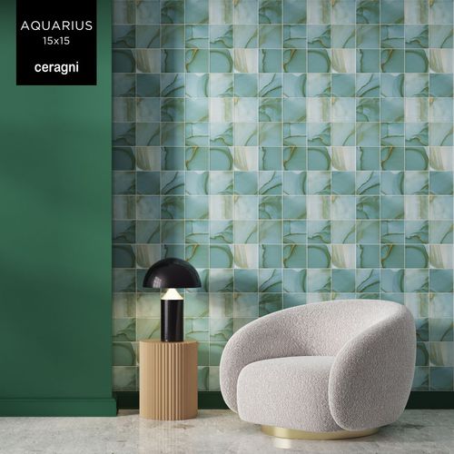 Carrelage en céramique - AQUARIUS | 15x15 - CERAGNI | WALL CERAMIC TILES - brillant / d'intérieur / de salle de bain