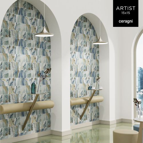 Carrelage en céramique - ARTIST | 15x15 - CERAGNI | WALL CERAMIC TILES - mat / texturé / d'intérieur