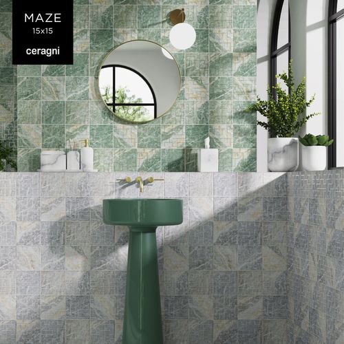 Carrelage en céramique - MAZE | 15x15 - CERAGNI | WALL CERAMIC TILES - mat / d'intérieur / de salle de bain