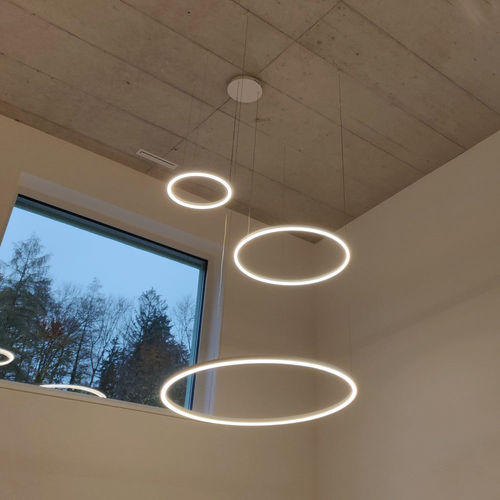 Suspension - RING 60  - s.luce - en acier / en acrylique / contemporaine