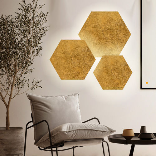 Applique murale contemporaine - HIVE  - s.luce - d'intérieur / en métal / hexagonale