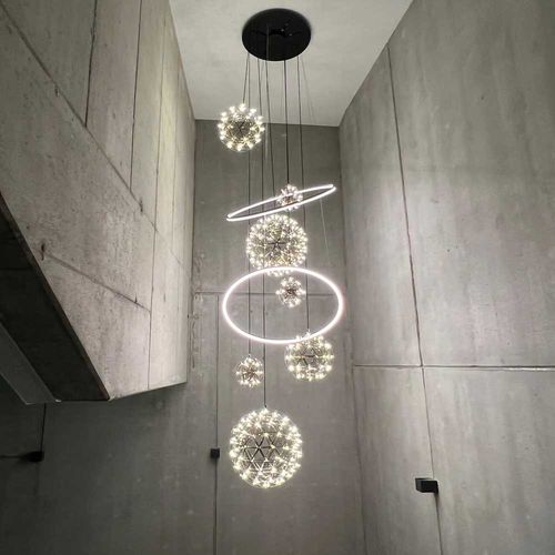 Suspension - GALAXY XXL  - s.luce - en métal / en verre / contemporaine