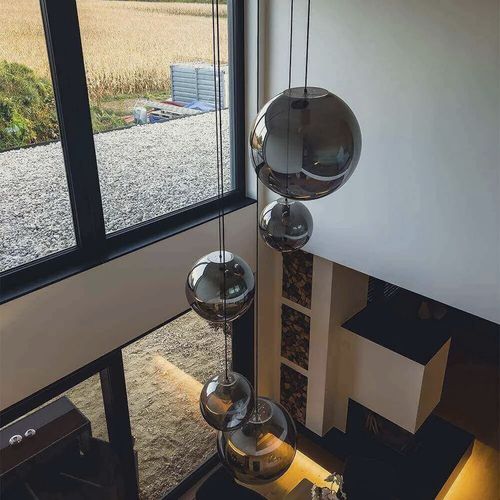 Lampe suspendue - 144825 - s.LUCE - en métal / en verre / minimaliste