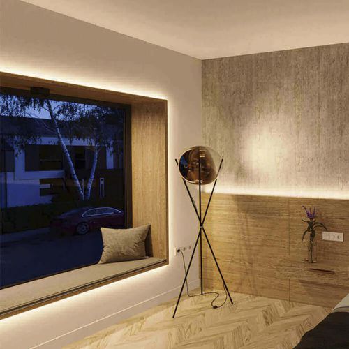 Lampe sur pied - 172326 - s.LUCE - en métal / en verre / contemporaine