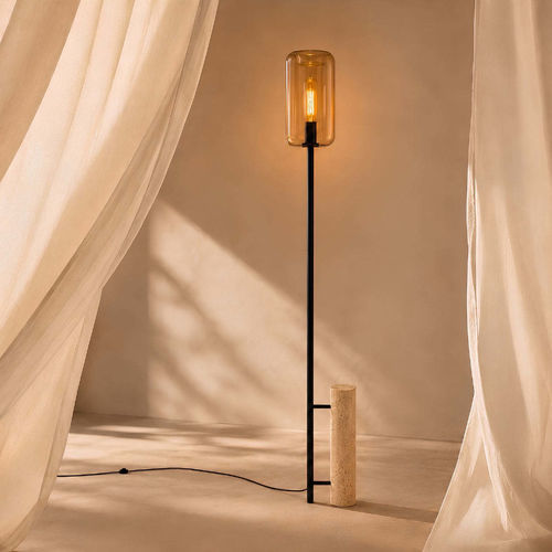 Lampe sur pied - CRUET - s.LUCE - de sol / en métal / en verre