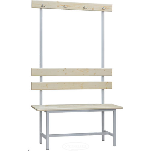 Banc de vestiaire contemporain - CV - PJSC UHL-MASH - en bois / avec dossier / sans accoudoirs