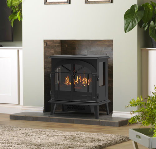 Poêle électrique - BECKLEY - Dimplex - 0 - 5 kW / sur pieds / à 3 faces
