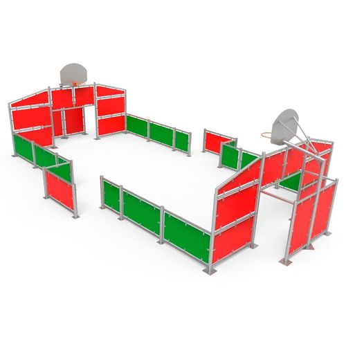 Terrain multisports pour collectivité - DUPM001 - DEPORTES URBANOS