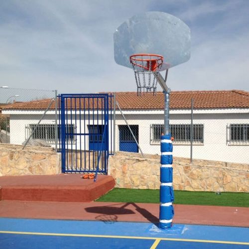 Panier de basket d'extérieur - DUCB-02 - DEPORTES URBANOS - pour école / fixe / en métal
