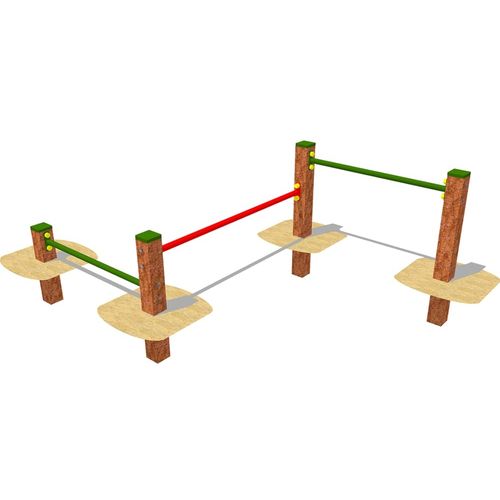 Parcour d'obstacles agility - DUAGCP-18 - DEPORTES URBANOS - zig zag