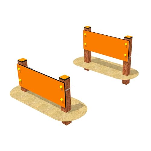 Parcour d'obstacles agility - DUAGCP-15 - DEPORTES URBANOS - pour parc canin / saut en hauteur / antivandalisme