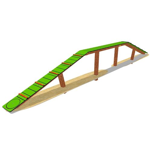 Parcour d'obstacles agility - DUAGCP-03 - DEPORTES URBANOS - pour parc canin / passerelle / sur mesure