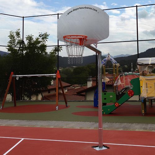 Panier de basket d'extérieur - DUCB-01 - DEPORTES URBANOS - fixe / en métal / de loisir