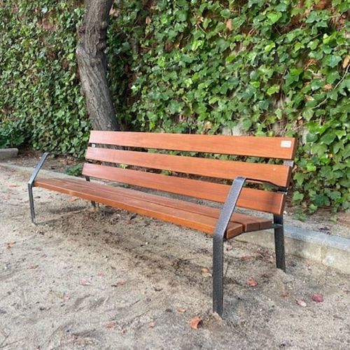 Banc public contemporain - DUMUBA-06 - DEPORTES URBANOS - en polyester / en fonte / en acier galvanisé