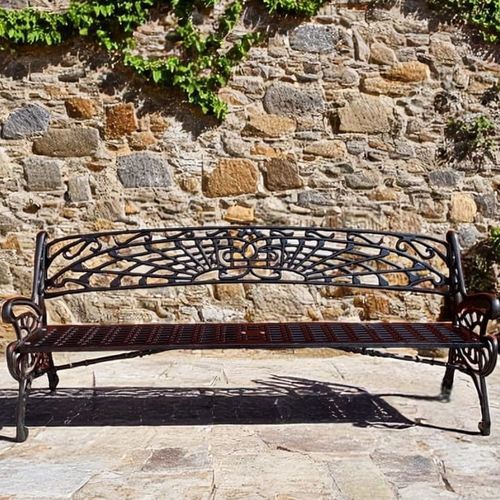 Banc public classique - DUMUBA-01 - DEPORTES URBANOS - en fonte / en acier galvanisé / avec dossier