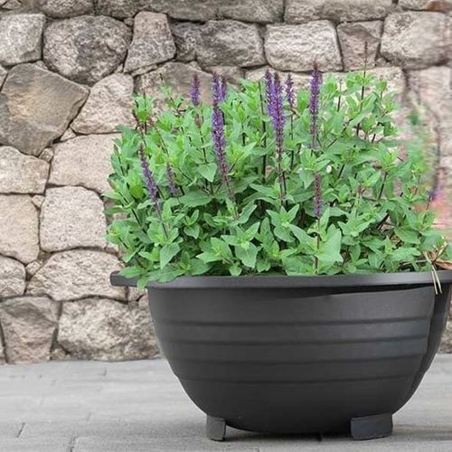 Jardinière en acier - DUMUJA-05-1300 - DEPORTES URBANOS - ronde / à haute résistance / de style contemporain